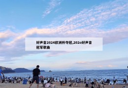 好声音2024欧洲杯夺冠,202o好声音冠军歌曲