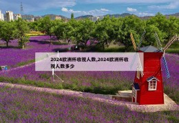 2024欧洲杯收视人数,2024欧洲杯收视人数多少