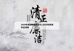 2024年欧洲杯指数多少,2024年欧洲杯足球场