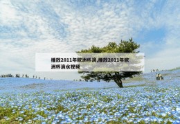 播放2011年欧洲杯滴,播放2011年欧洲杯滴水视频